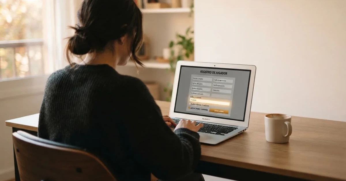 Campo de registro de un casino online español con el apartado «código promocional» destacado