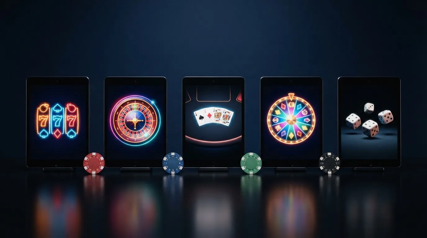 Fila de logotipos de los principales casinos online que aceptan XRP, ordenados según la comparativa de esta página