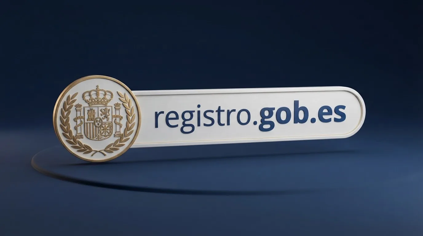 Sello oficial de la Dirección General de Ordenación del Juego junto a la barra de direcciones de un navegador mostrando un dominio .es